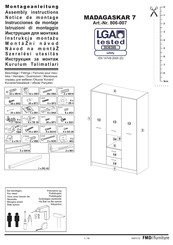 FMD Furniture MADAGASKAR 7 806-007 Assembly Instructions Manual