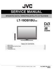 JVC LT-19DB1BU/AX Service Manual