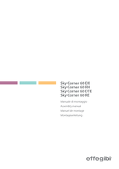 effegibi Sky Corner 60 DX Assembly Manual