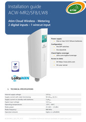 ATIM ACW-SF8 Installation Manual