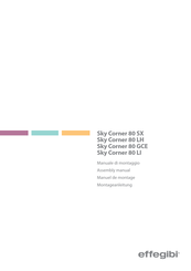 effegibi Sky Corner 80 LI Assembly Manual