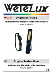 Wetelux 89 58 01 Original Instructions Manual
