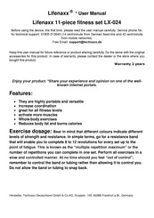Technaxx Lifenaxx LX-024 User Manual