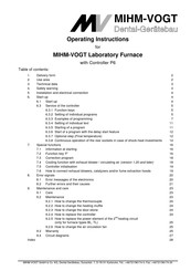 MIHM-VOGT KM Operating Instructions Manual