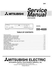 Mitsubishi Electric DD-4020 Service Manual