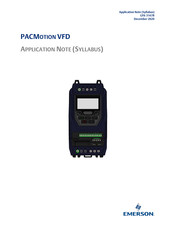 Emerson PACMOTION VFD Application Note