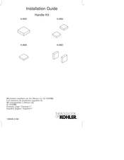 Kohler K-9927 Installation Manual