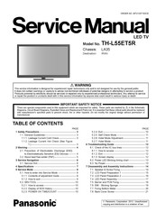 Panasonic MTV1207183CE Service Manual
