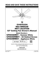 Emerson CF654AW01 Owner's Manual