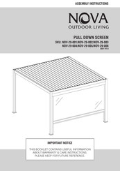 Nova NOV-29-001 Assembly Instructions Manual
