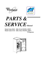 Whirlpool DELUX NICKEL GREY Parts & Service Manual