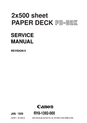 Canon PD-82K Service Manual