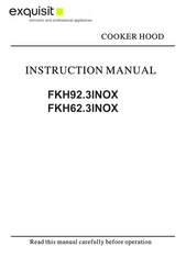 Exquisit FKH92.3INOX Instruction Manual