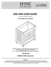 Home Decorators Collection CTBA3622D Use And Care Manual