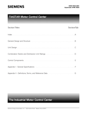 Siemens TIASTAR SFIM-70020 Manual