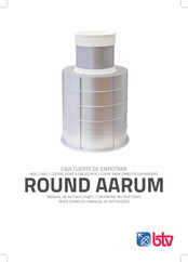 BTV Round Aarum Operating Instructions Manual