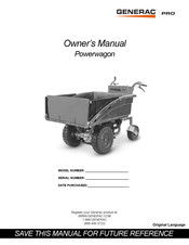 Generac Power Systems Powerwagon Owner's Manual
