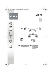 OBI Lioni 800362 Original Operating Instructions