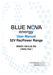 BLUE NOVA RacPower BN52V-100-5.2k DU User Manual