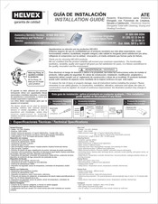 Helvex ATE Installation Manual