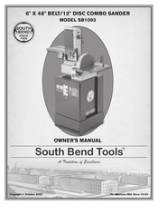 South bend SB1093 Owner's Manual