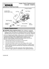 THE BOLD LOOK OF KOHLER 1022408 Service Kit Instructions