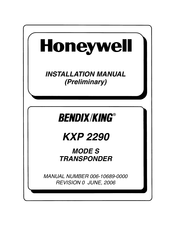 Honeywell KXP2290 Installation Manual