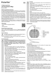 Polarlite 1644176 Operating Instructions Manual