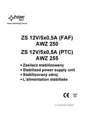 Pulsar AWZ 250 Manual