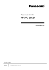 Panasonic FP OPC Server User Manual