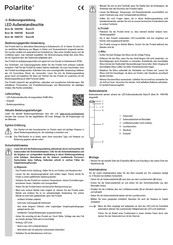 Polarlite 1644170 Operating Instructions Manual