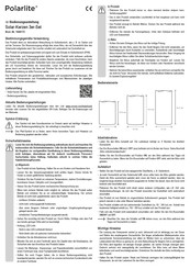 Polarlite 1644172 Operating Instructions Manual