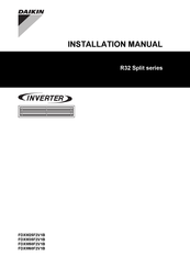 Daikin FDXM35F2V1B Installation Manual