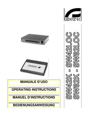 Videotec SW82K Operating Instructions Manual