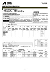 Anest Iwata Wider1A Instruction Manual