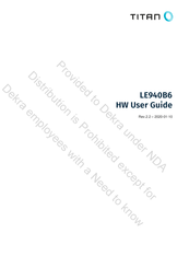 Titan LE940B6 Hw User Manual