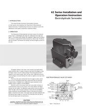 Moog 62 Series Installation And Operation Instruction