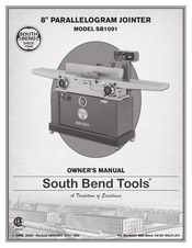 South bend SB1091 Owner's Manual