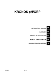 Seko KRONOS 20 pH/ORP Installation Manual