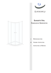 SANIKU SILHOUETTE VITAL Assembly Instructions Manual