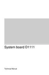 Siemens Nixdorf D1111 Technical Manual