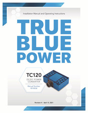 Mid-Continent Instruments TRUE BLUE POWER TC120 Installation Manual And Operating Instructions