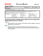 Ricoh Leo-C2/P2 Technical Bulletin