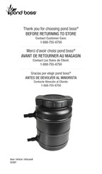 Pond Boss 52387 Manual