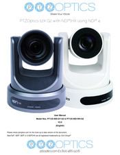 PTZOptics PT12X-NDI-GY-G2 User Manual