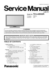 Panasonic TH-L42D22R Service Manual