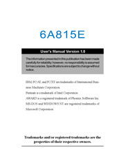 Acorp 6A815E User Manual