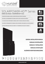 XUNZEL SOLARPOWER-HD Series General Installation Manual