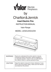 Charlton & Jenrick Valor LEX2 Instruction Manual