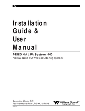 Williams Sound R19-4A Installation Manual & User Manual